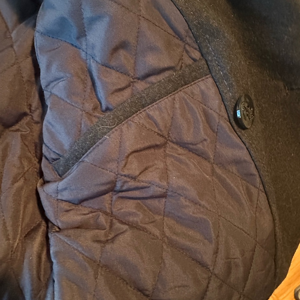 Vintage Nautica Men's Dark Gray Heather Peacoat - Picture 6 of 6